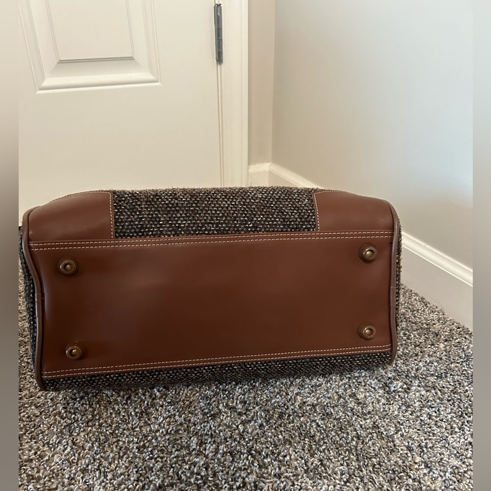 Jaguar vintage tweed handheld travel bag - Picture 6 of 14